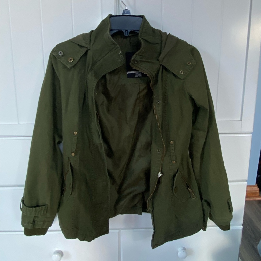 Beverly Hills polo club army green jacket